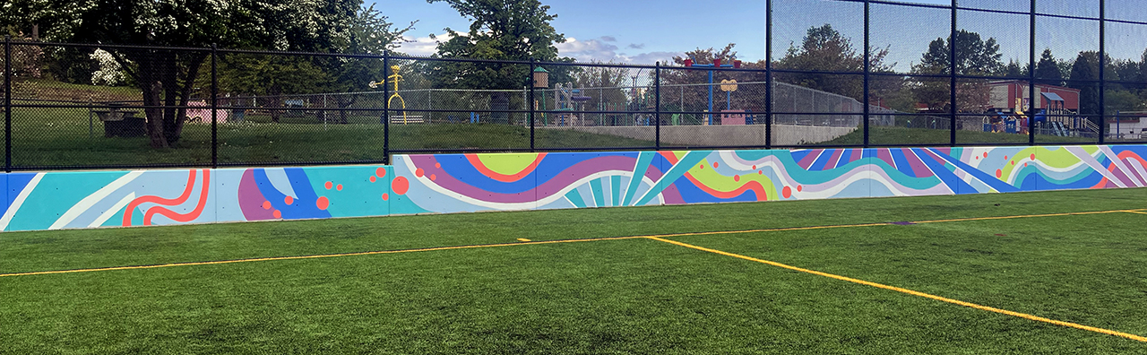 Harewood Turf Fields Mural West