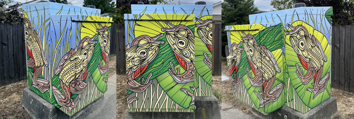 Kiosk with design by Pellvetica