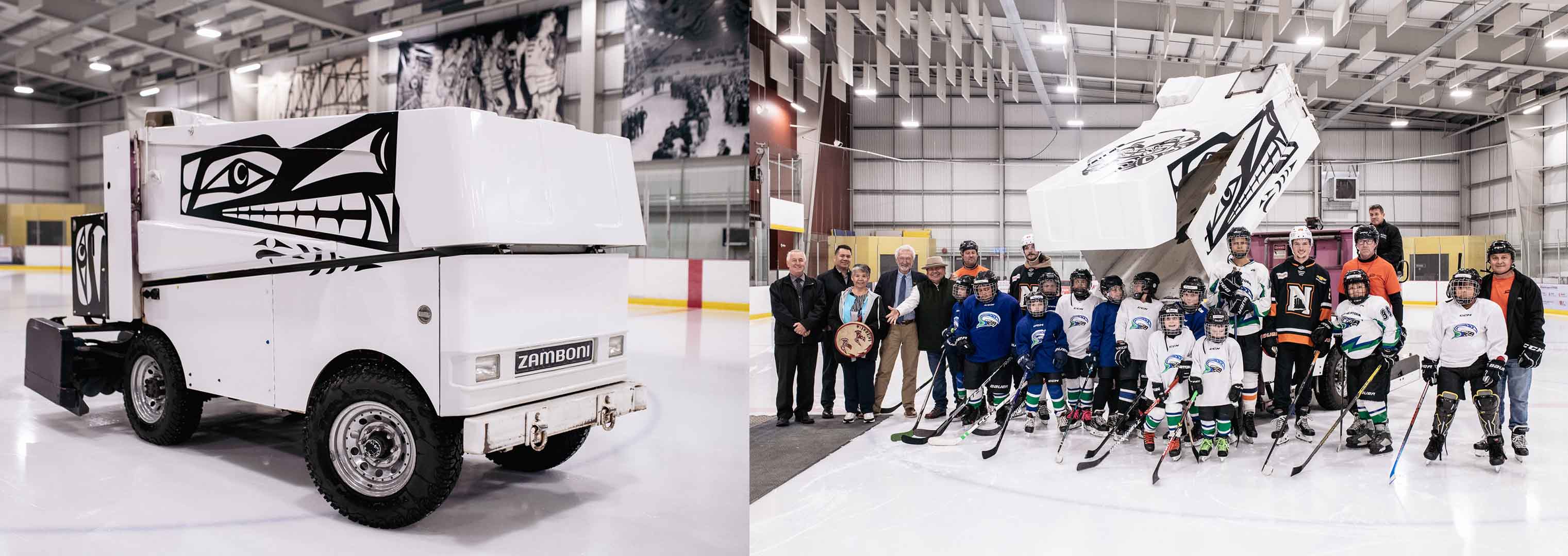 Ice Resurfacer Art by Noel Brown