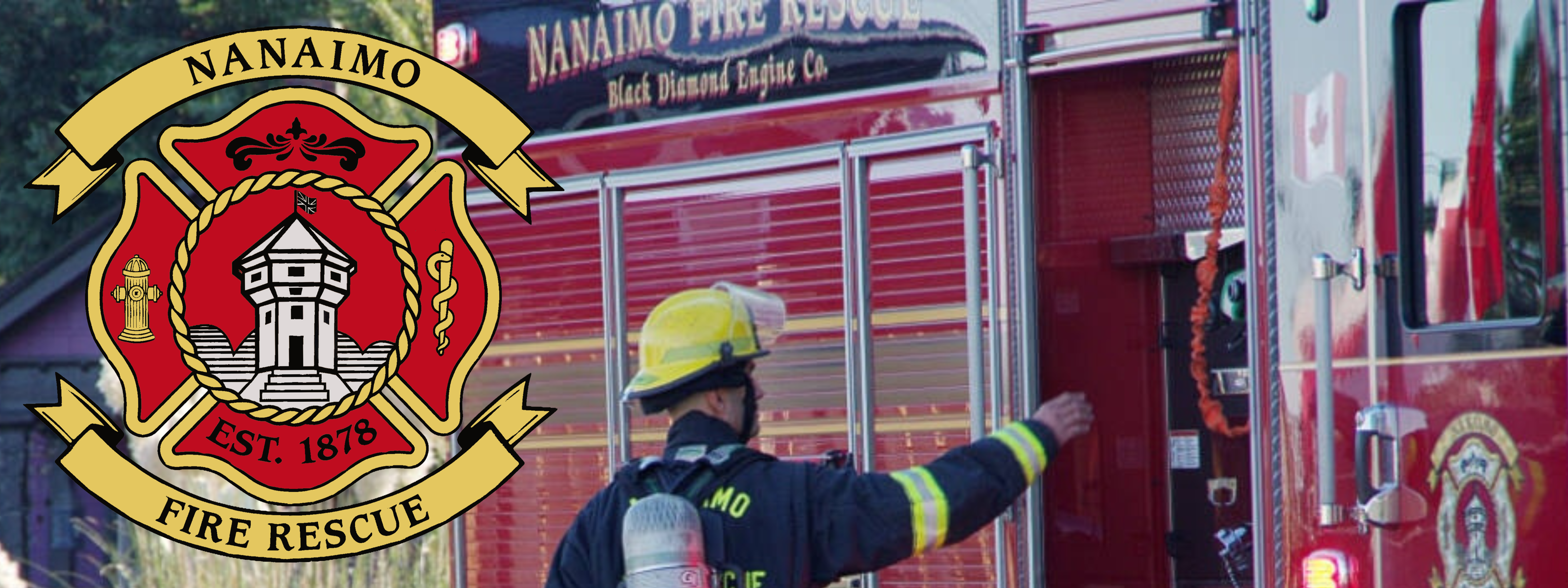 Nanaimo Fire Rescue Logo Banner