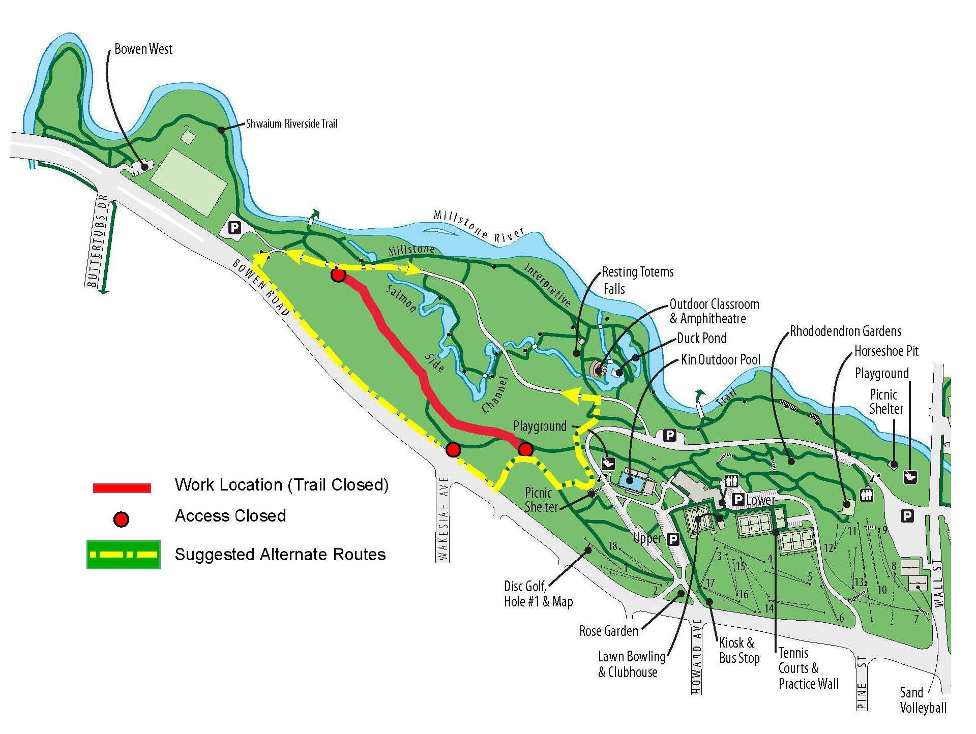 Bowen Park – Trailway & Utility Upgrades